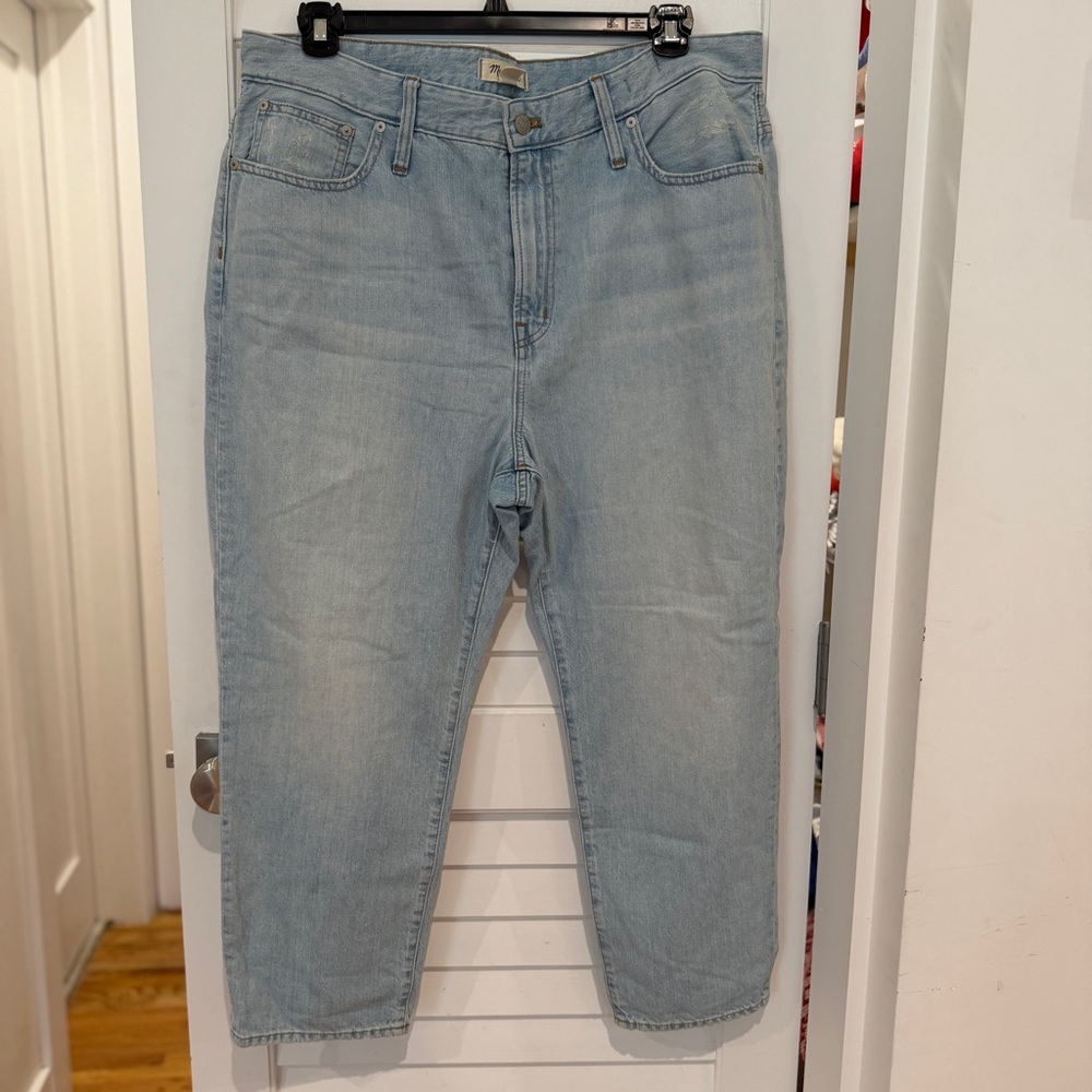Madewell The Petite Perfect Vintage Jean Sz 34P 34 Fitzgerald Wash NWOT
